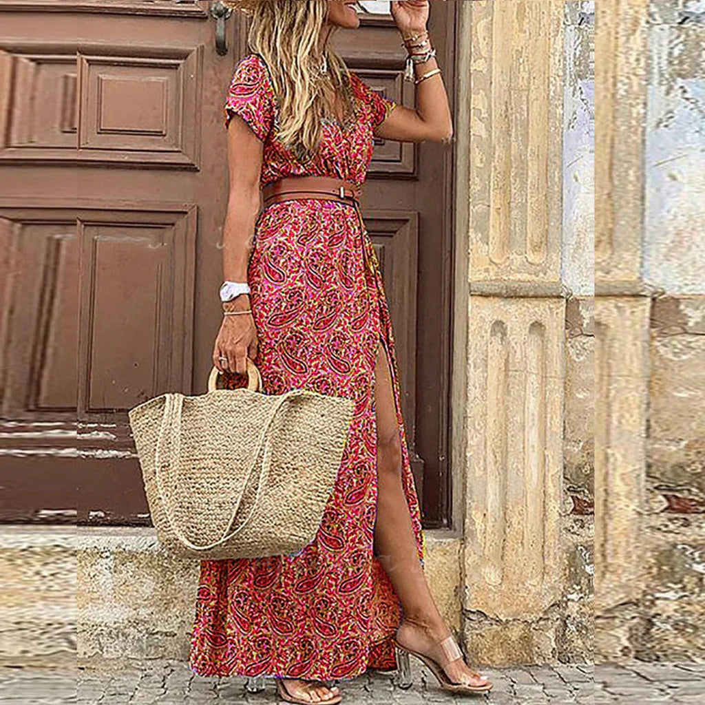 Hilary | Boho Maxi Dress