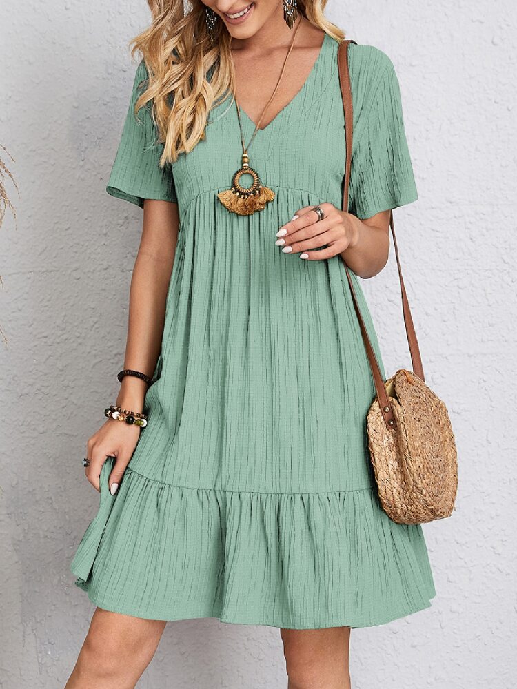 SANDRA | VESTIDO ELEGANTE CON DETALLE PARA DISIMULAR EL VIENTRE